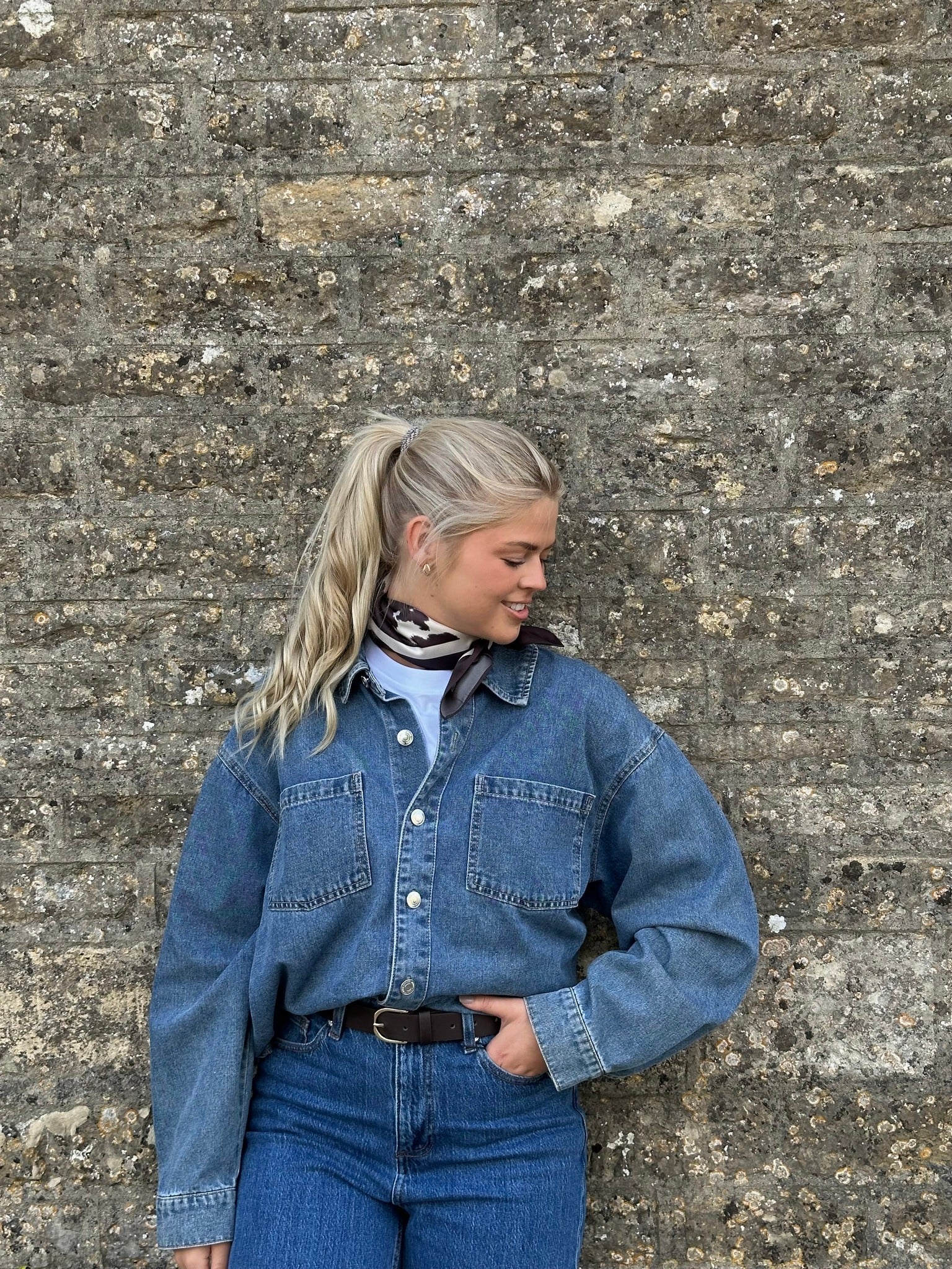 VMJENNIE Denim Shirt - Medium Blue Denim